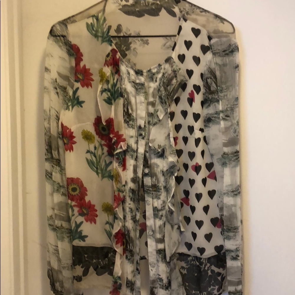 Anthropolgie Leifnotes blouse